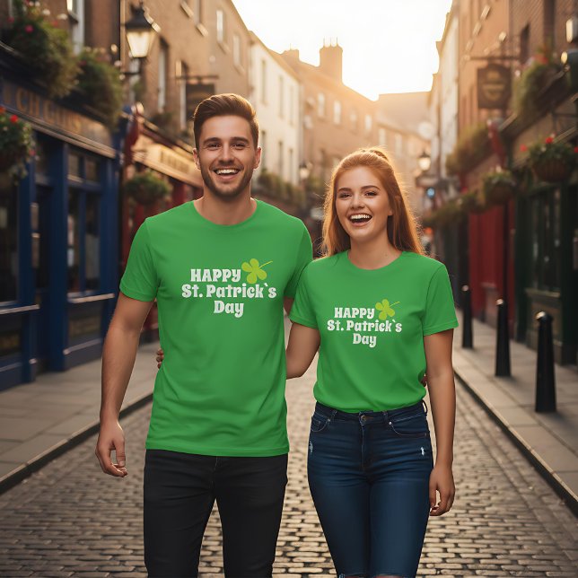 Camiseta Rua, Dia Verde do Patrick (Criador carregado)