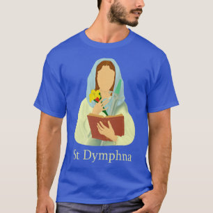 Camiseta Rua Dinfhna PPureza Lily Patron Santo Saúde Mental