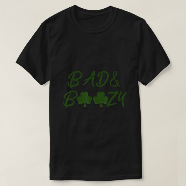 Camiseta Rua divertida Patrick Day Bebendo Tee Gift Diverti (Frente do Design)