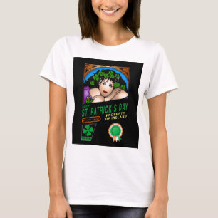 Camiseta Rua do dia de Patrick com Design irlandesa
