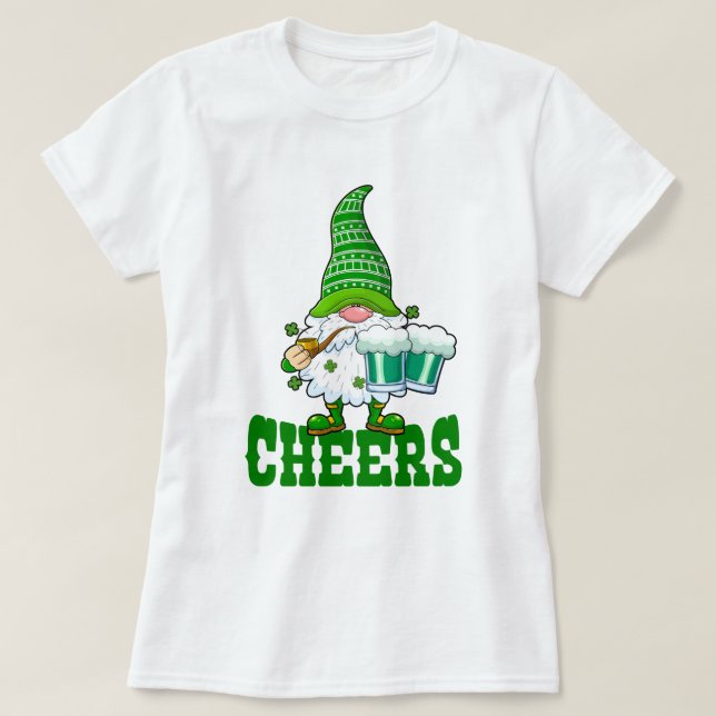 Camiseta Rua do dia de Patrick Leprechaun T-Shirt (Frente do Design)