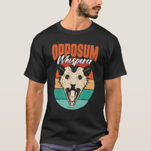 Camiseta Rua do Encantador de Possum Gato Possum Animal Fal