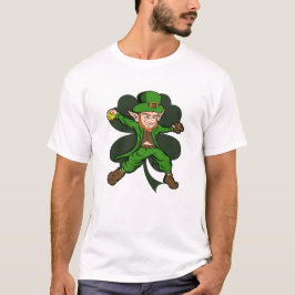 Camiseta Rua do Pico de Softball Leprechaun. Dia de Patrick
