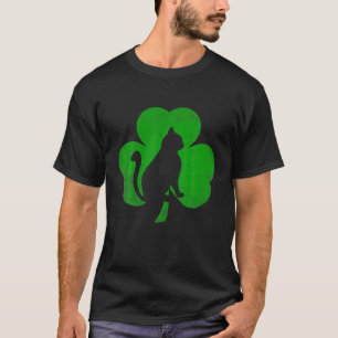 Camiseta Rua do Prato Negro. Dia do Patrick Shamrock Irish