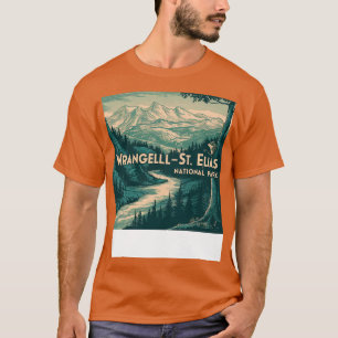 Camiseta Rua do Retro Wrangell Elias National Park TShirt