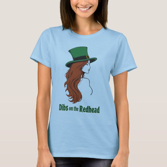 Camiseta Rua engraçada. Dia de Patrick - Dibs na Rua (Frente)