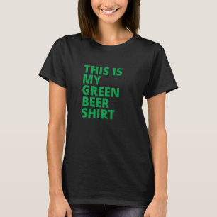 Camiseta Rua engraçada Paddy É o meu verde