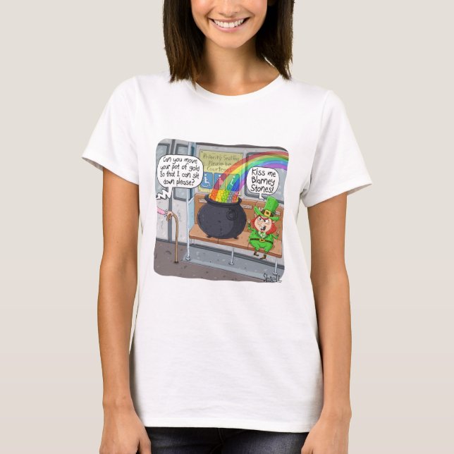 Camiseta Rua engraçada. Presente ou Cartão do Dia de Patric (Frente)