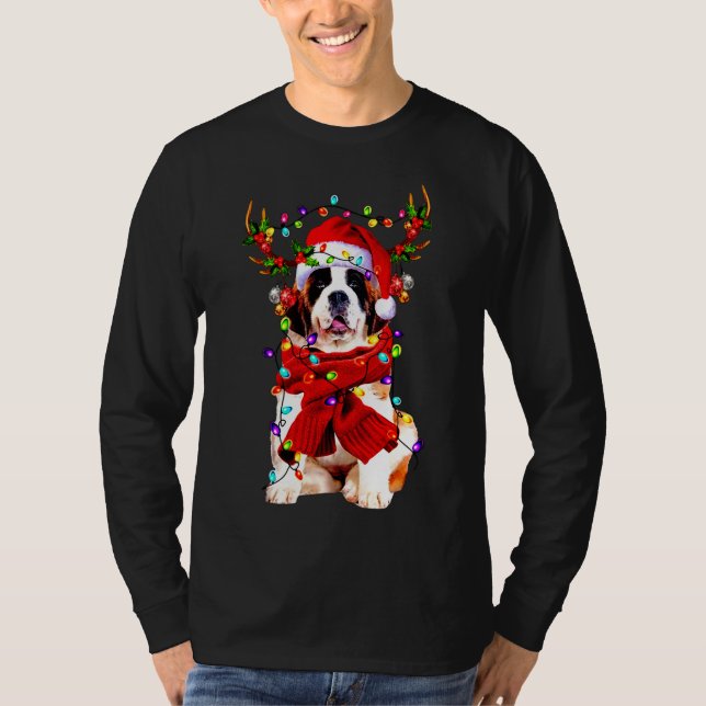 Camiseta Rua engraçada, renas lindíssimas, Bernard, Natal c (Frente)