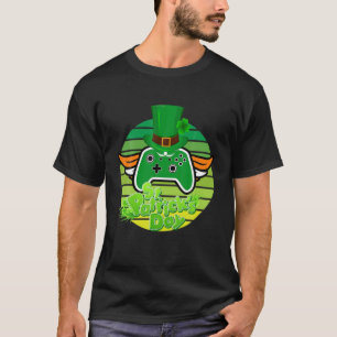 Camiseta Rua engraçada. Vídeo do dia de Patrick, Irish Flag