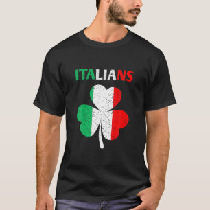Camiseta Rua Engraçado Do Dia de São Patrício Italiano. Pat
