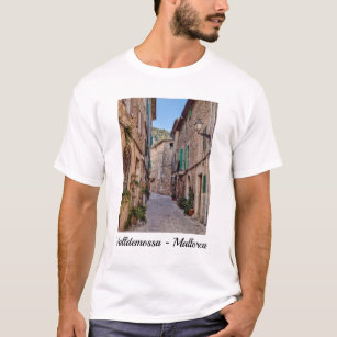 Camiseta Rua estreita da aldeia de Valldemossa - Maiorca