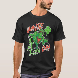 Camiseta Rua Feliz Dinossauro No Dia Do Trex Para A Tia Rua