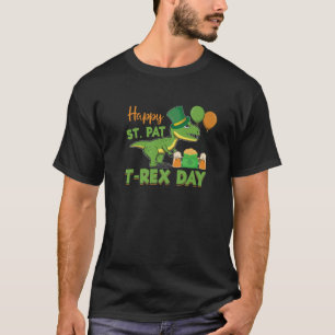 Camiseta Rua Feliz, Rua de Dinossauro Pat Rex, Crianças do 
