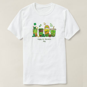 Camiseta Rua Feliz, T-Shirt do Dia de Patrick