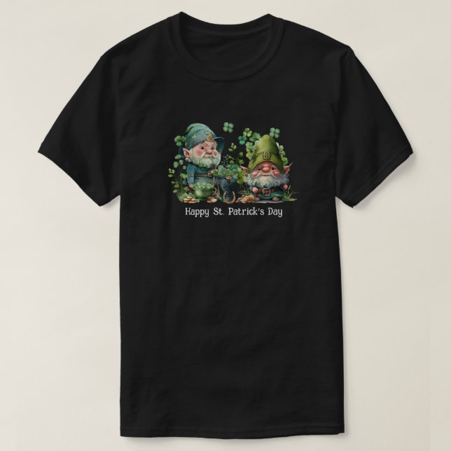 Camiseta Rua Feliz, T-Shirt do Dia de Patrick (Frente do Design)