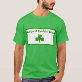 Camiseta Rua Feliz, T-Shirt Verde do Dia de Patrick