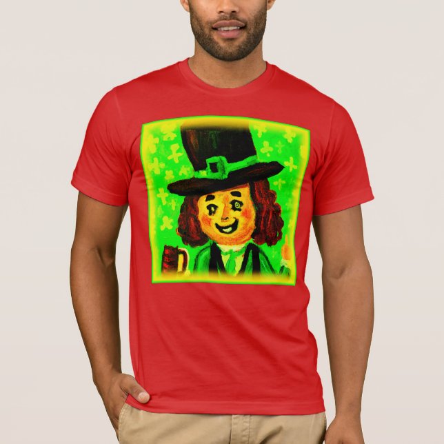 Camiseta Rua festiva. Dia de Patrick. Comprar Agora (Frente)