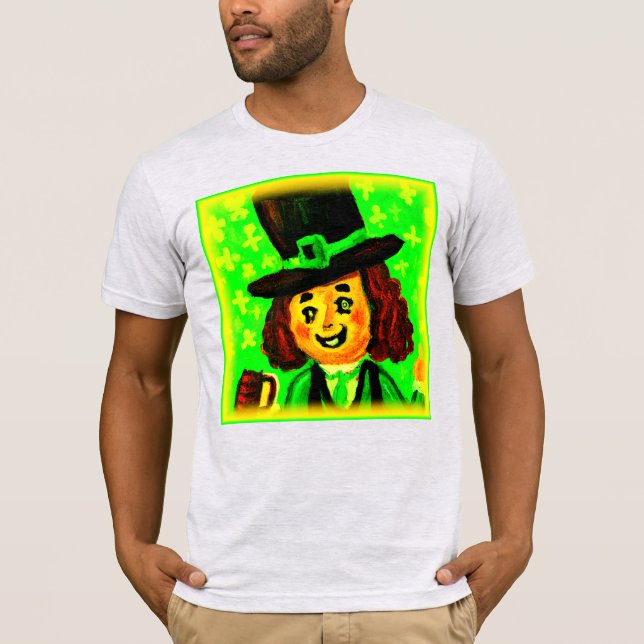 Camiseta Rua festiva. Dia de Patrick. Comprar Agora (Frente)