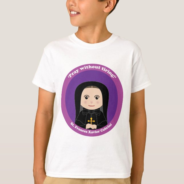 Camiseta Rua: Frances Xavier Cabrini (Frente)