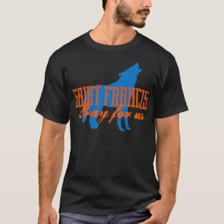 Camiseta Rua Francis e o Wolf Assisi Rezam por Nós Católico