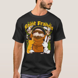 Camiseta Rua Francisco de Assisi, Patrão Santo de Animais C