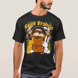 Camiseta Rua Francisco de Assisi, Patrão Santo de Animais C