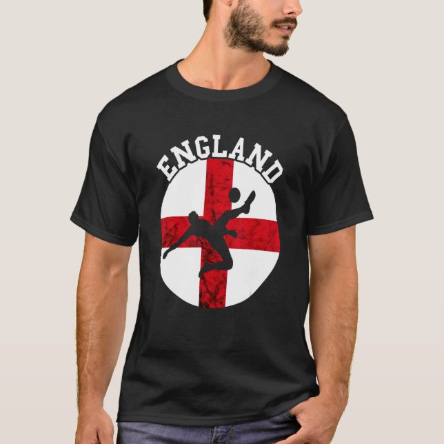 Camiseta Rua George Cross English Soccer Team Bandeira Ingl (Frente)
