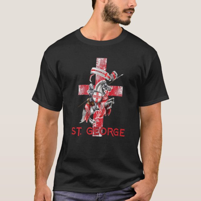 Camiseta Rua George E O Santo Católico Dragão (Frente)
