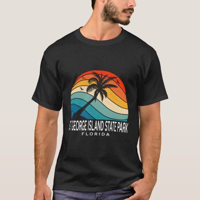 Camiseta Rua George Island State Park Florida Tropical Beac (Frente)