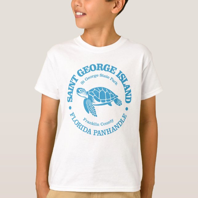 Camiseta Rua George Island (tartaruga marinha) (Frente)