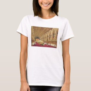 Camiseta Rua George's Hall, Castelo Windsor, 1838 (cor ilum