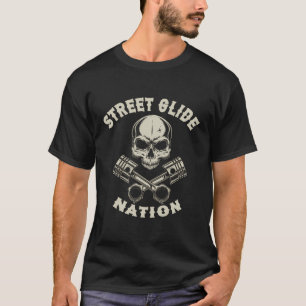 Camiseta Rua Glide Nation Legal Biker Motocycl