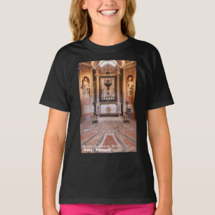 Camiseta Rua Gregory e Rua Ambrose. estátuas barrocas itali