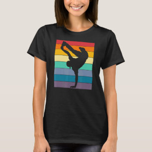 Camiseta Rua Hip Hop Break Dance Vintage Estilo Retro Rai
