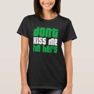 Camiseta Rua Ideia do dia de Patrick Não me beije