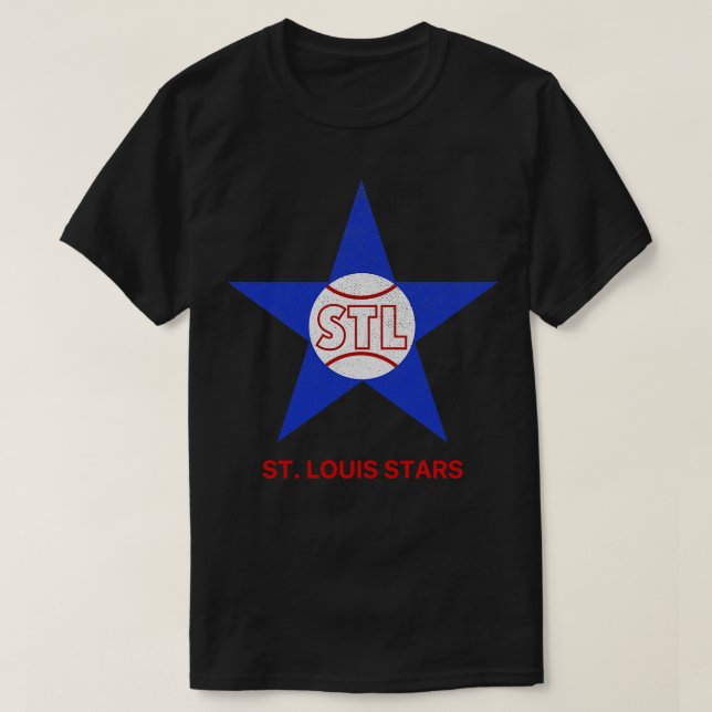 Camiseta Rua Indefesa Louis Stars Liga Negra Baseball 1931 (Frente do Design)