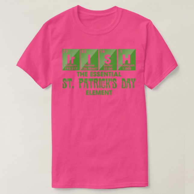 Camiseta Rua Irish Elements (Frente do Design)