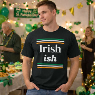 Camiseta Rua irlandês-ish. Cores do Dia de Patrick