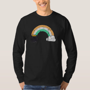 Camiseta Rua irlandês Pote do dia O'Ouro Moedas Arco-Íris