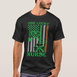 Camiseta Rua Irlandesa De Bandeira Americana Patrick S Day 