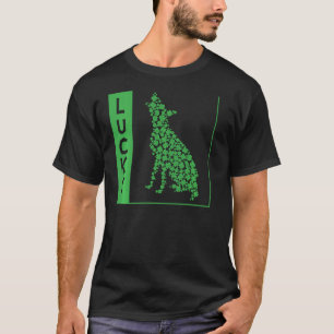 Camiseta Rua Irlandesa De Cachorro Patrick S Day Green Sham