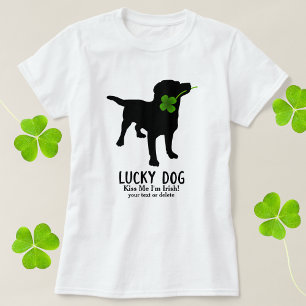 Camiseta Rua Irlandesa Engraçada. O Dia de Patrick Black La