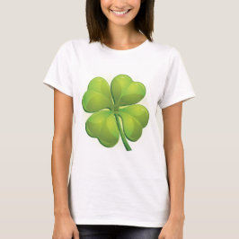 Camiseta Rua irlandesa, personalização do Shamrock verde do