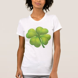 Camiseta Rua irlandesa, personalização do Shamrock verde do