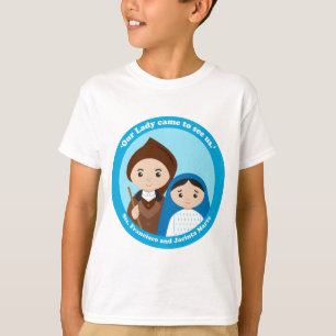 Camiseta Rua. Jacinta e Rua. Francisco Marto