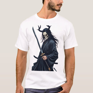 Camiseta rua japonesa estilo de arte escura, hal