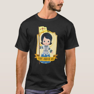 Camiseta Rua Joan Of Arc Para Crianças Santos De Meninas Ca
