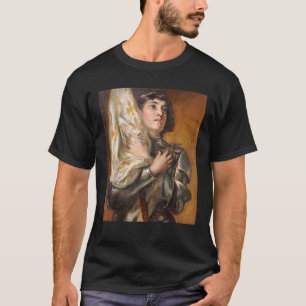 Camiseta Rua Joan of Arc Portrait Pintando Presentes Católi