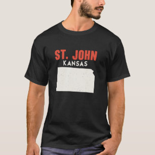Camiseta Rua John Kansas EUA State America Viagem Kansan